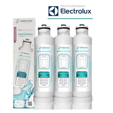 Imagem de 3 Refis Purificador Electrolux Pe11 Pc41 Ph41 Pa21 Pa26 E 31