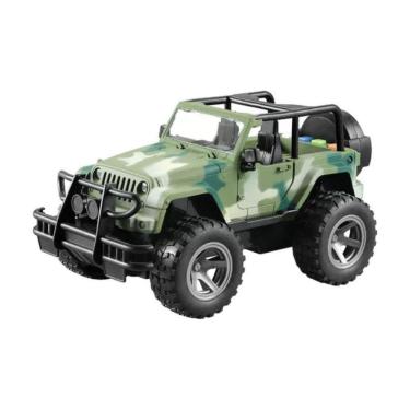 Imagem de Jipe Carrinho Infantil Fricção Luz E Som Of Road Verde