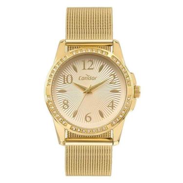 Imagem de Relógio Condor Feminino Ref: Co2036Mwg/4D Casual Dourado