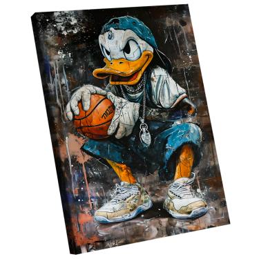 Imagem de Quadro Decorativo Donald Basquete