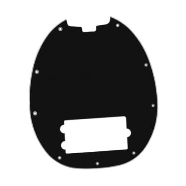 Imagem de Kokiya Pickguard de baixo para guitarra, 9 furos, instrumento musical moderno, placa antirrisco, Preto