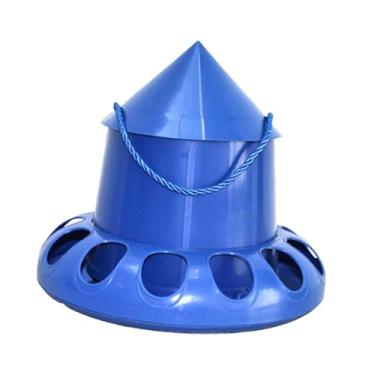 Imagem de Generic Alimentador de frango alimentador de aves pendurado prato de alimentação balde de alimentação automático para fazenda