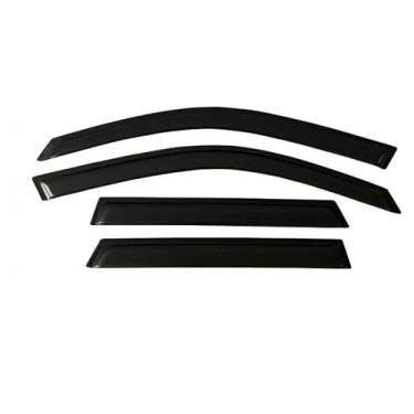 Imagem de GRJQRKHZ Defletor de janela lateral do carro para N&issan X-Trail T31 2007-2013 Weathershied viseira de porta vento sol proteção chuva janela lateral defletores de vento