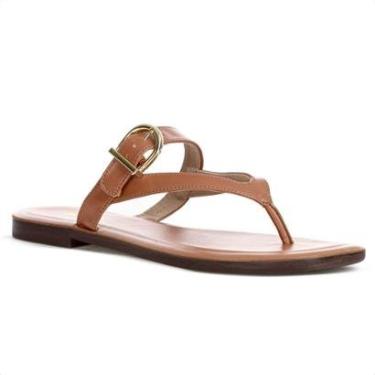 Imagem de Rasteira Anacapri Fivela Marrom Caramelo - Feminino-Feminino