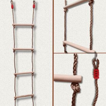 Imagem de Escada de corda de escalada ISOP Swedish Wall 2m para crianças