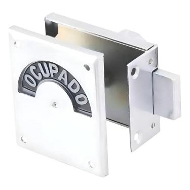 Imagem de Fechadura Banheiro Livre / Ocupado Soprano Cromada