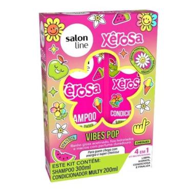 Imagem de Kit Shampoo 300ml + Condicionador 200ml Xêrosa Vibes Pop Salon Line, R