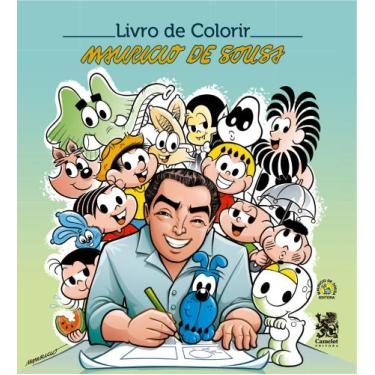 Imagem de Livro - Mauricio de Sousa Livro para Colorir