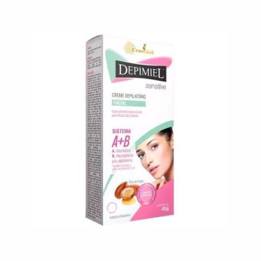 Imagem de Creme Depilatório Facial Depimiel A+B 45G