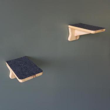 Imagem de Degrau playground de parede para gatos em madeira de Pinus Médio - Art