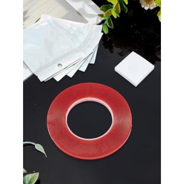 Imagem de 20 ferramentas de arte de unhas, bolsa de armazenamento de unhas de pressão, sacos plásticos a laser com zíper, papel para colorir unhas e fita cola, sacos de armazenamento de unhas holográficos