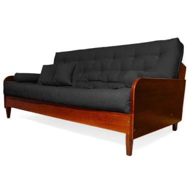 Imagem de Sofá Cama Paris II Acquablock em Madeira Maciça - R9 Design Futon, Ama