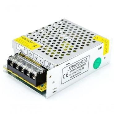 Imagem de Fonte Colmeia Chaveada 12v 5a Camera Fita Led Som Bivolt 60w