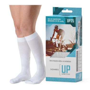 Imagem de Meia de Compressão 3/4 Panturriha | Sigvaris UP | 20-30 mmgh | 37 a 40 - Preto