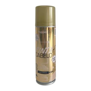 Imagem de Tinta spray cabelo ouro 135ml - Da Alegria