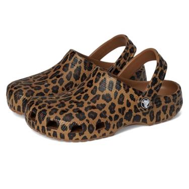 Imagem de Crocs Tamanco unissex clássico gráfico sépia/leopardo, Sépia/leopardo, 36