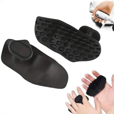 Imagem de Luva de Academia Grip Antiderrapante Unissex Musculação Treino Cross Protetor Palmar Anti Calo Pegada Segura Confortável e Resistente