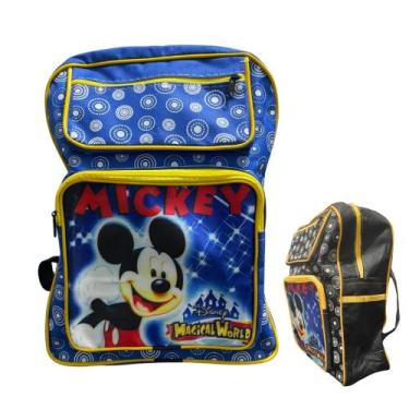 Imagem de Mochila Para Costas Meninos Personagens Infantis Bolsos Para Lápis e G