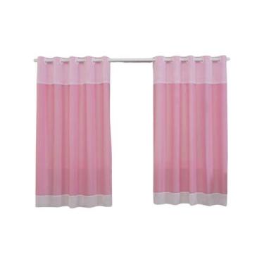 Imagem de Cortina para janela quarto de bebê 2.80x1.60m menina Rose - EMPÓRIO DO