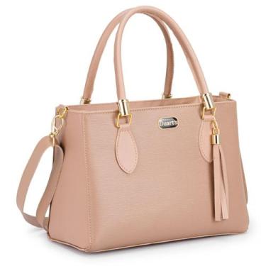 Imagem de Bolsas Femininas Media de Mão e Transversal - Duart's, Amêndoa