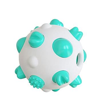 Imagem de Zwbfu Pasta De Dente De Cachorro,Esférico molar cão brinquedo stick resistente à mastigação s cão brinquedo interativo quebra-cabeça para cães mastigar bolas