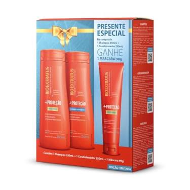 Imagem de Kit Bio Extratus +Proteção – Shampoo 250mL + Condicionador 250mL + Máscara 90g (Edição Limitada)