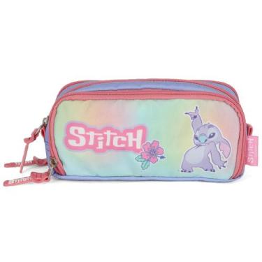 Imagem de Estojo Triplo Stitch Tie Dye Rosa ET50095SC UP4YOU Lançamento 2026