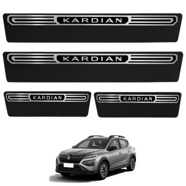 Imagem de Jogo de Soleira Premium Kardian 2024 2025 Escovada 4 Portas