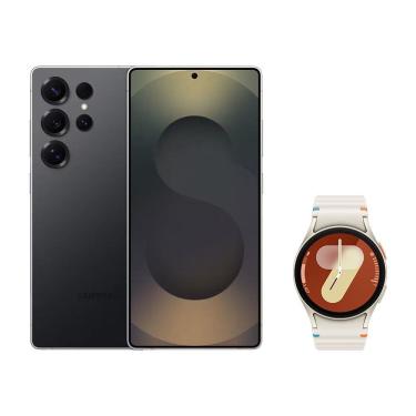 Imagem de S25 Ultra (512GB) - Titânio JetBlack + Watch7 BT 40mm - Creme