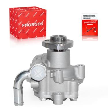 Imagem de PHOBOOS Bomba de direção hidráulica compatível com Volkswagen 2007-2014, modelos 1.8L/2.0L/2.5L, direção suave, baixo ruído, alta durabilidade, ref. 21-659