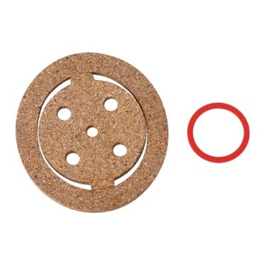 Imagem de Briny River Kit de reparo de arruela de combustível compatível com Massey Ferguson TED20 TE20 TEF trator latão vedação de torneira de combustível