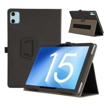 Imagem de Capa para tablet SVITOO P10, capa para tablet KONXISA com absorção magnética, capa protetora dobrável de couro PU com suporte para caneta, antiarranhões, à prova de choque e proteção total de 360°