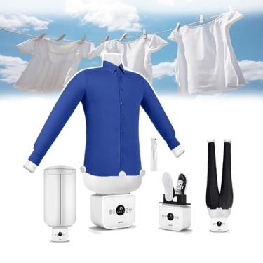 Imagem de CNAOHGHN Passadeira AutomáTica Para Camisas, Secadora De Roupas De 1400 W/1250 W Com FunçãO Antirrugas AutomáTica Para Todos Os Tecidos, Secagem RáPida Em 8 Minutos,Tempo E Temperatura AjustáVeis