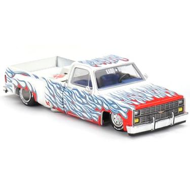 Imagem de Chevrolet Silverado Dually on Fire V2 - KAIDO HOUSE Mini GT - Scala 1/64