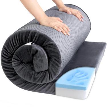 Imagem de Colchón de Camping HOMBYS Portátil de Espuma Viscoelástica Impermeable