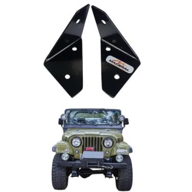 Imagem de Kit Suporte Farol De Milha Com Manejo Quadro Parabrisa Ford Willys