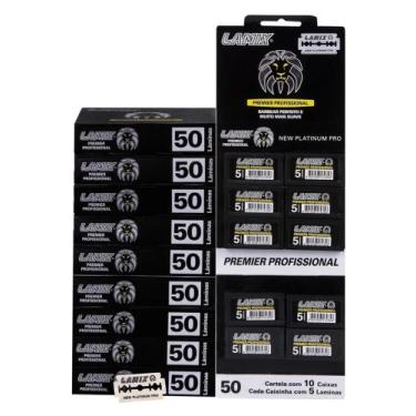 Imagem de Lâmina Barbear Lamix Black 10 Cartelas C/500 Unidades