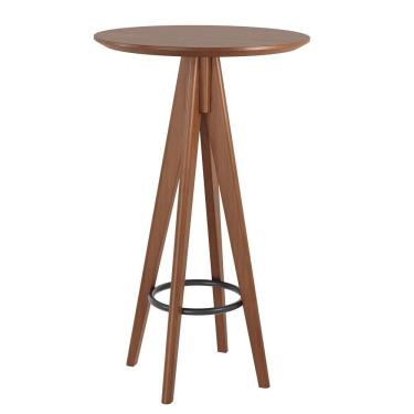 Imagem de Mesa Decorativa Bistro Madeira Maciça Ozil Imbuia