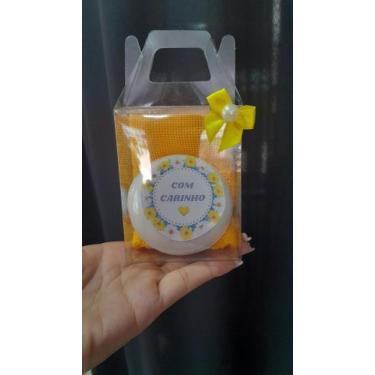 Imagem de Caixinha com Sabonete - Natura, Amarelo, 250g