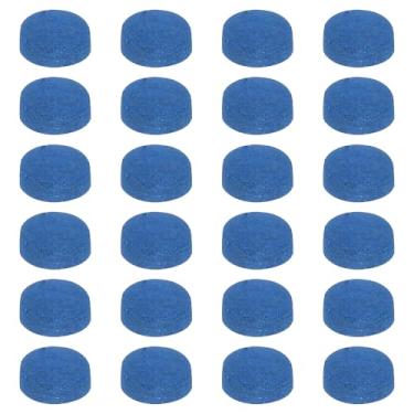 Imagem de YELARXI Pontas de taco de bilhar, kit de substituição de pontas de taco de sinuca, acessórios de reparo de tacos de piscina de couro de vaca - adequado para (tacos de mesa/suprimentos de jogos de