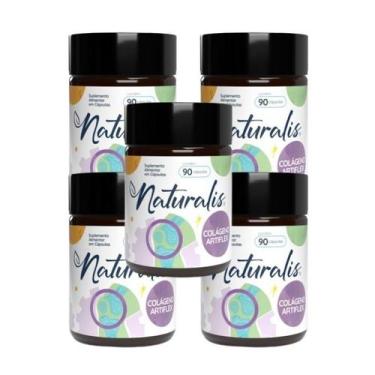 Imagem de Colágeno Artiflex Naturalis com Àcido Hialurônico 90 Caps, 5 Unids