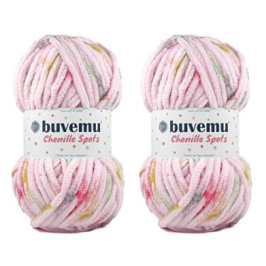 Imagem de Manchas de chenille multicolorido, super volumoso, fácil e rápido, tricô para brinquedos de pelúcia Amigurmi, cobertor, 100% micropoliéster, 100 gramas (100 g) 74 jardas (68 metros) (2, pontos - nº 9)