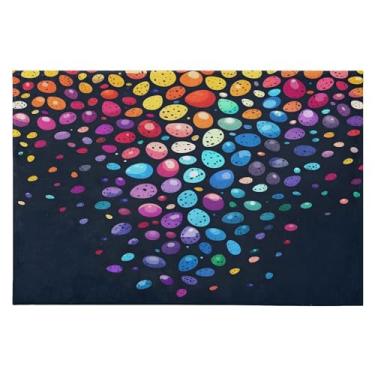 Imagem de CEBUGI Tapete de área 60 x 90 cm macio lavável tapete antiderrapante com suporte de borracha tapetes de área de impressão animal para sala de estar, quarto, decoração de casa