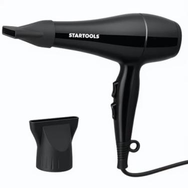 Imagem de Secador de Cabelo 1800W, Preto, 2 Velocidades, 2 Temperaturas, Jato Frio, 127V, 23x6cm