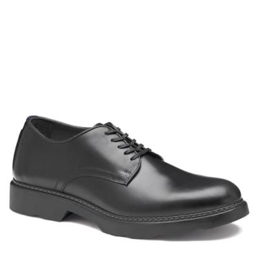 Imagem de Johnston & Murphy Sapato Oxford masculino Huxley de bico liso, Couro de bezerro europeu preto, 40