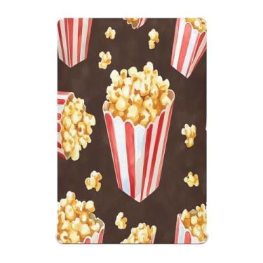 Imagem de STAYTOP Lençol de berço de pipoca de desenho animado para meninos e meninas, lençol com elástico para berço padrão e colchão infantil, de microfibra supermacia, 52 × 28 × 9 pol