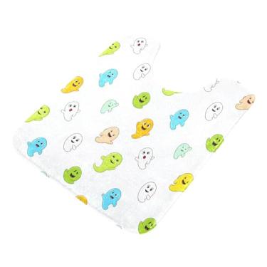 Imagem de Burbuja Tapete de banheiro Cartoon Boo, tapete de banho absorvente de pelúcia macio, base antiderrapante para piso de banheiro, oval em forma de U