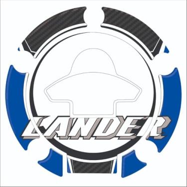 Imagem de Adesivo Protetor Resinado Bocal Compatível Xt 660 Azul