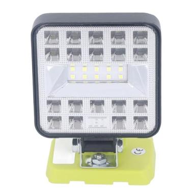 Imagem de Hyuduo Portátil 18V 14.4V Bateria DE Lítio LED LEVA LIGHT ABS DE ZINC Construção Grande Superfície Reflexiva Compatível para Proteção DE Baixa Tensão 1800Im Brilho 29 Lascas DE LED