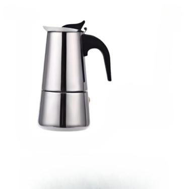 Imagem de Maquina de Café Cafeteira Italiana 9 Xícaras Expresso e Moka em Inox 4 e 6 Xícaras (6 Xícaras -300ml)